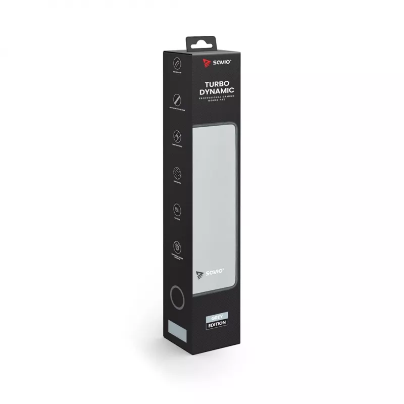 Tapete de rato gaming Savio Turbo Dynamic XXL - Grey Edition