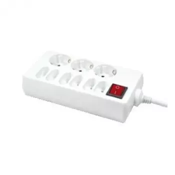 LogiLink 9 tomadas 1,5 m branco