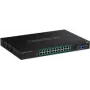 TRENDnet TI-RP262I - Industrial - Switch - gerido - 24 x 10/100/1000 (PoE+) + 2 x SFP - montagem em rack - PoE+