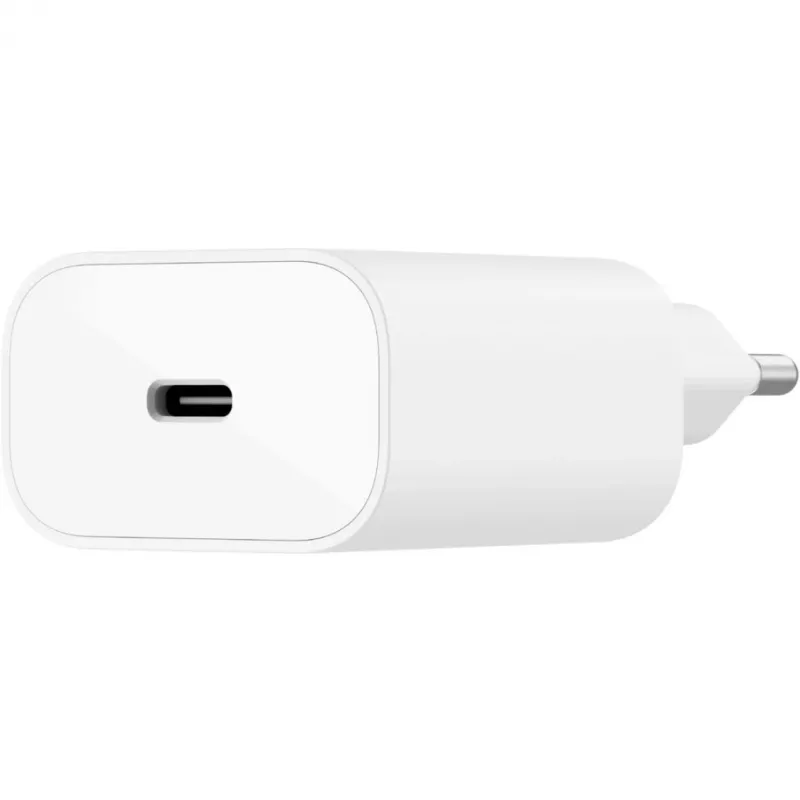 Carregador rápido de CA Belkin WCA004vfWH para smartphone e tablet, branco, interior