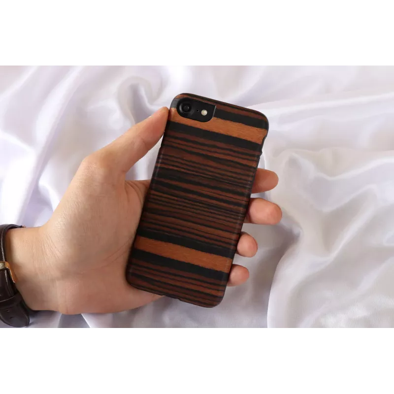 Capa Man&Wood Ebony/BL iPhone 7