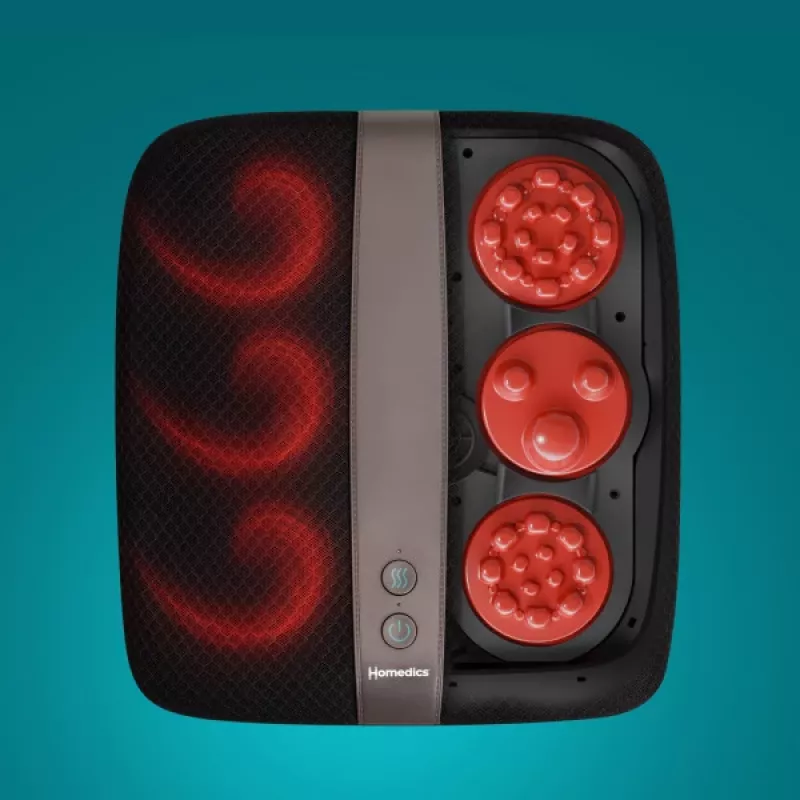 Massajador de pés HoMedics FM-TS12H-EU Shiatsu Deluxe com funções de calor e amassamento