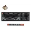 Teclado mecânico Full-Size Keychron V6 Ultra 8K — QWERTY, Bluetooth, RGB, preto