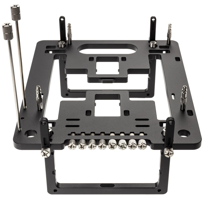 Bancada de testes Streacom BC1 Mini V2 preta – chassis compacto de arrefecimento passivo open-frame