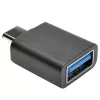 Adaptador Eaton Tripp Lite Series USB 3.1 Gen 1.5 USB-C para USB Type-A M/F 5 Gbps tablet smartphone - Adaptador USB - USB Type-A (F) para USB-C de 24 pinos (M) - USB 3.1 - preto (U428-000-F)