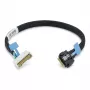 Super Micro Supermicro - cabo SATA/SAS - Mini Cool Edge IO (MCIO) x8 reto para SAS fino x8 reto - 45 cm - PCIe Gen5 (CBL-MCIO-1270S4T2)