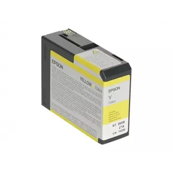Epson embalagem individual amarelo T580400, amarelo, tinta pigmentada, 80 ml, 1 unid.