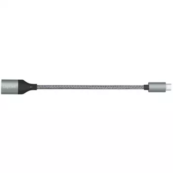 Adaptador LogiLink USB 3.2 Gen1 Type-C C/M para USB-A/F OTG alumínio 0,15 m