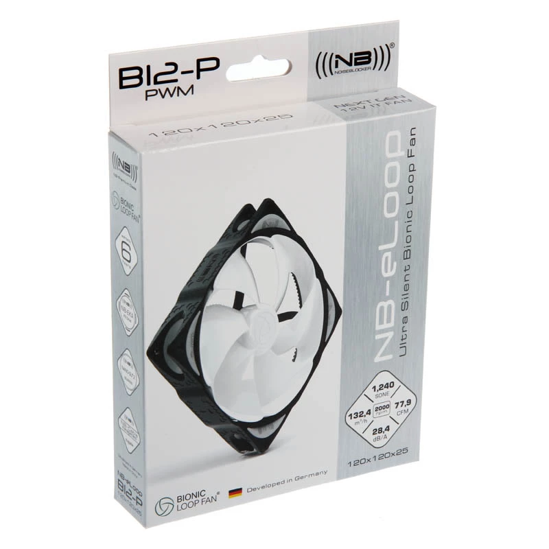 Ventoinha NOISEBLOCKER NB-eLoop B12-P 120mm PWM