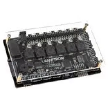Controlador automático Lamptron CT630 PWM ARGB — controlador compacto de ventoinhas PWM-ARGB, preto