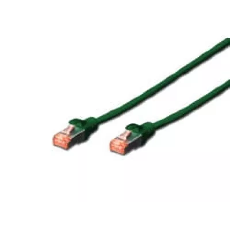 Cabo de rede Digitus CAT 6 S/FTP DK-1644-005/G 0,5m verde