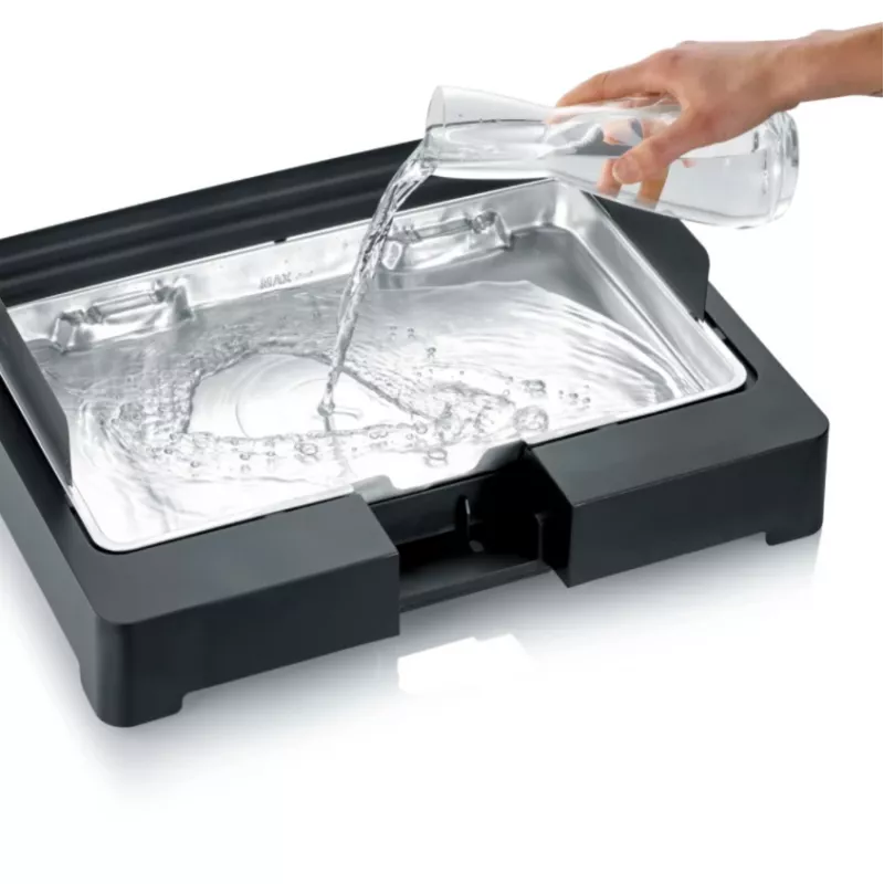 Grelhador de mesa elétrico Severin PG8567 Barbecue & Grill preto 2200 W (PG8567)