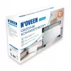 Aquecedor elétrico por convecção NOVEEN CH-6000 TIMER TURBO FAN 2000W 3 níveis de potência montagem na parede/chão branco