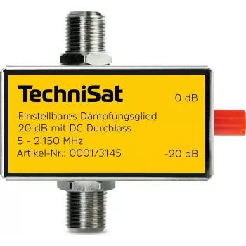 TechniSat 0001/3145 amplificador/atenuador de RF, prateado