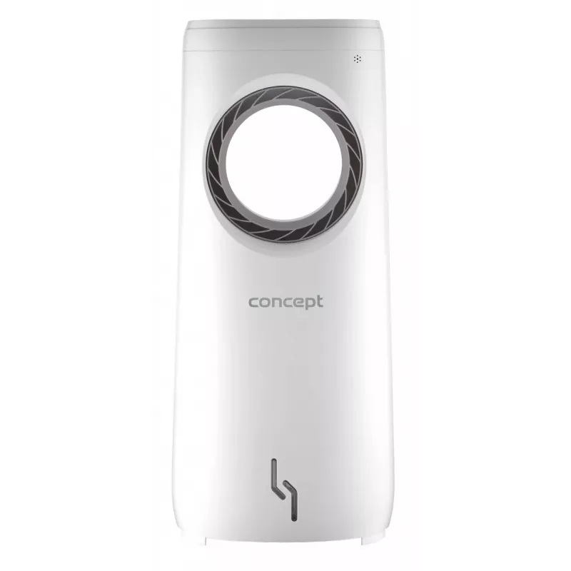 Ventilador de pé Concept Solution OV5220 — branco, 80 W, controlo tátil, 805 mm de altura