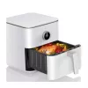 Fritadeira de ar quente Xiaomi Smart Single 6,5 L 1800 W Branco — 6,5 L, 1800 W, Wi‑Fi, LCD, tigela PTFE