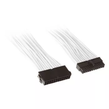 SilverStone PP07-MBW - cabo de extensão de alimentação - ATX, 24 pinos (M) - ATX, 24 pinos (F) - 30cm - branco (SST-PP07-MBW)