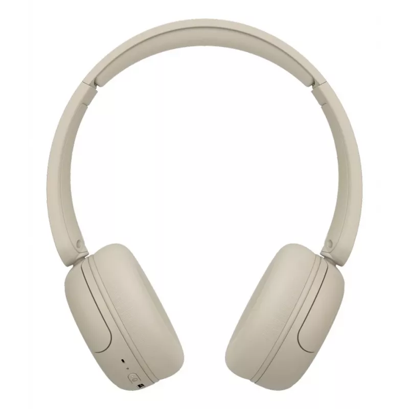 Headset JVC HA-S59W com fios e sem fios arco de cabeça música/dia a dia USB Type-C Bluetooth bege