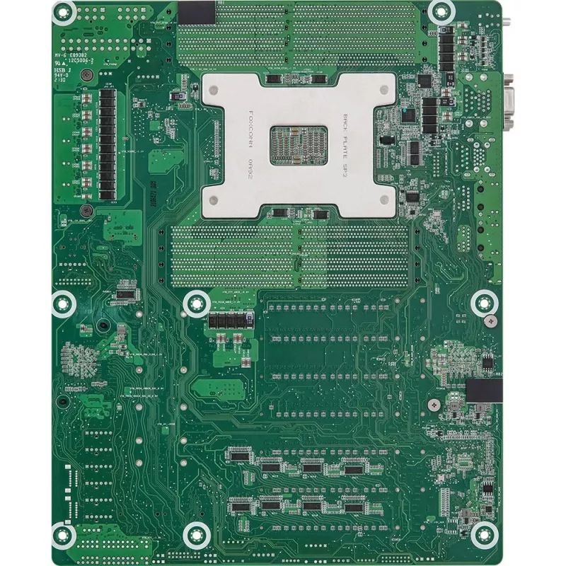 Placa-mãe servidor ASRock WRX80D8-2T ATX, chipset AMD WRX80, socket sWRX8, 8x DDR4 DIMM, 12x SATA III, 3x RJ-45