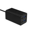 Gembird TA-UC-2A2C-PD65-01-BK Carregador para dispositivos móveis portátil, smartphone preto AC carregamento rápido interior