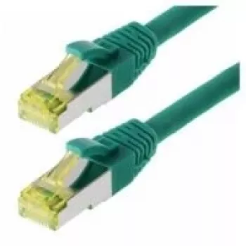 Cabo de rede Helos Cat 6a S/FTP 1 m verde