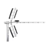 Libox LB1600 antena de TV direcional DVB-T, 16 elementos, passiva, para exterior, 18 dB, filtro LTE