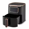 Fritadeira de ar quente HEINRICH'S HFR 8216 — 5,0 L, 1450 W, preto, LED, controlo tátil