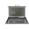 Consola KVM Digitus 17 polegadas HD LCD 8 portas VGA teclado alemão