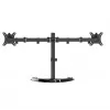 Suporte de secretária para monitor Gembird MS-D2ST-02 (rodar, inclinar, girar), 13”-32”, preto