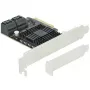 Placa SATA PCI Express x4 DeLOCK 5 portas formato low profile