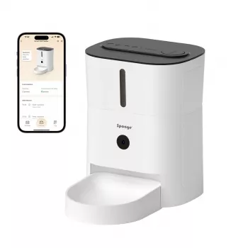 Comedouro inteligente para animais de estimação com câmara Sponge SPONGE Pet Feeder Smart Camera