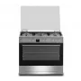 Fogão a gás e elétrico MPM MPM-93-KGM-33 90 cm aço inoxidável, classe de eficiência energética A