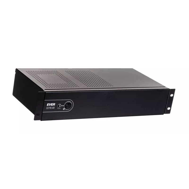 EVER ECO Pro 1000 AVR CDS UPS Line-Interactive rack 19 polegadas 2U, 1000 VA / 650 W