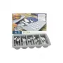 Conjunto de talheres Esmeyer SYLVIA 145 peças Aço inoxidável, adequado para máquina de lavar louça