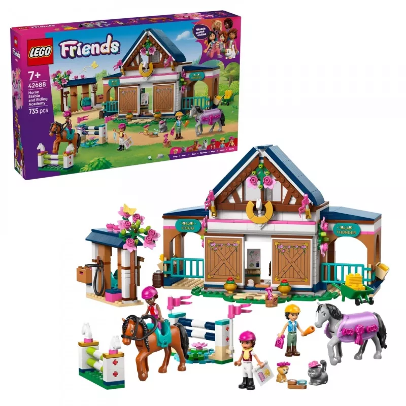 Blocks Friends 42688 Estábulo e Academia de Equitação