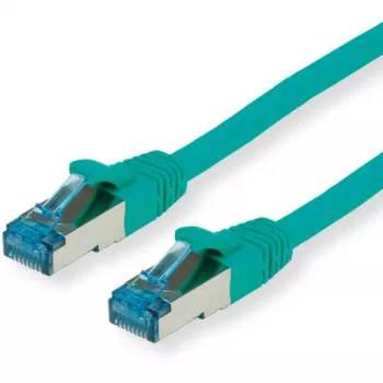 VALUE - cabo de rede - RJ-45 (M) para RJ-45 (M) - 3 m - SFTP, PiMF - CAT 6a - isento de halogéneos, moldado, proteção do pino de encaixe, flexível - verde (21.99.1943)