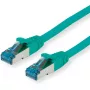 VALUE - cabo de rede - RJ-45 (M) para RJ-45 (M) - 3 m - SFTP, PiMF - CAT 6a - isento de halogéneos, moldado, proteção do pino de encaixe, flexível - verde (21.99.1943)