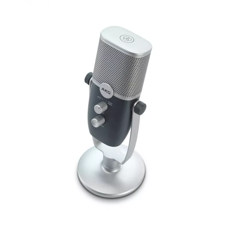 AKG Ara - microfone condensador USB profissional, azul-prateado