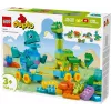 Brinquedo de construção LEGO DUPLO 10451 Dinossauros sobre Rodas conjunto 3-em-1, 108 peças, idade 3+, altura 220 mm