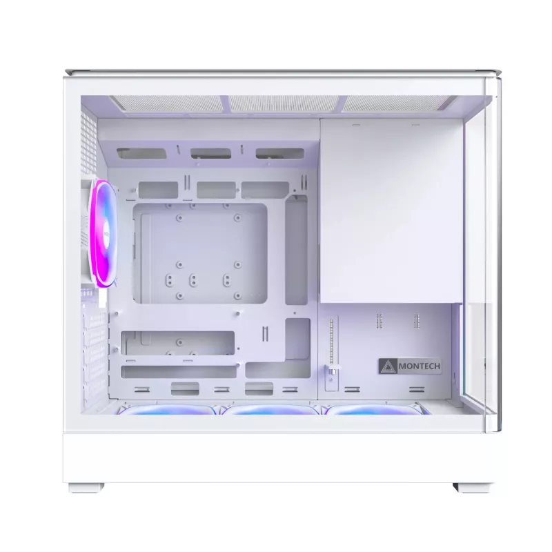 Caixa de PC Montech KING 15 PRO branco — Micro ATX / Mini-ITX, Midi Tower