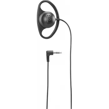 Renkforce HK-1S Auscultador On Ear com fios mono preto arco de orelha, mono (RF-5047972)