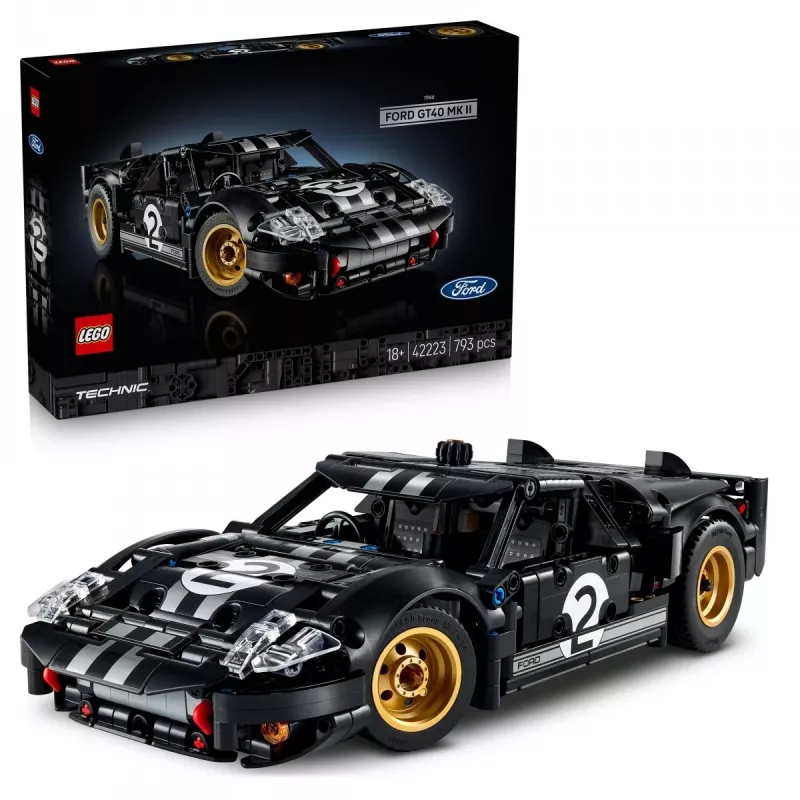 LEGO TECHNIC 42223 1966 Ford GT40 MKII carro de corrida