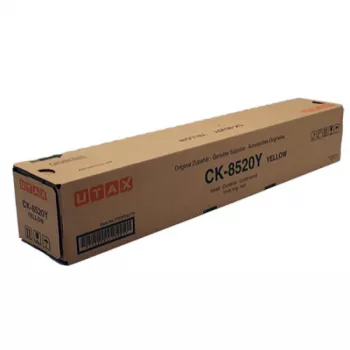 Toner Utax CK-8520Y amarelo 1T02P3AUT0, modelo compatível série CK-8520, cor amarelo