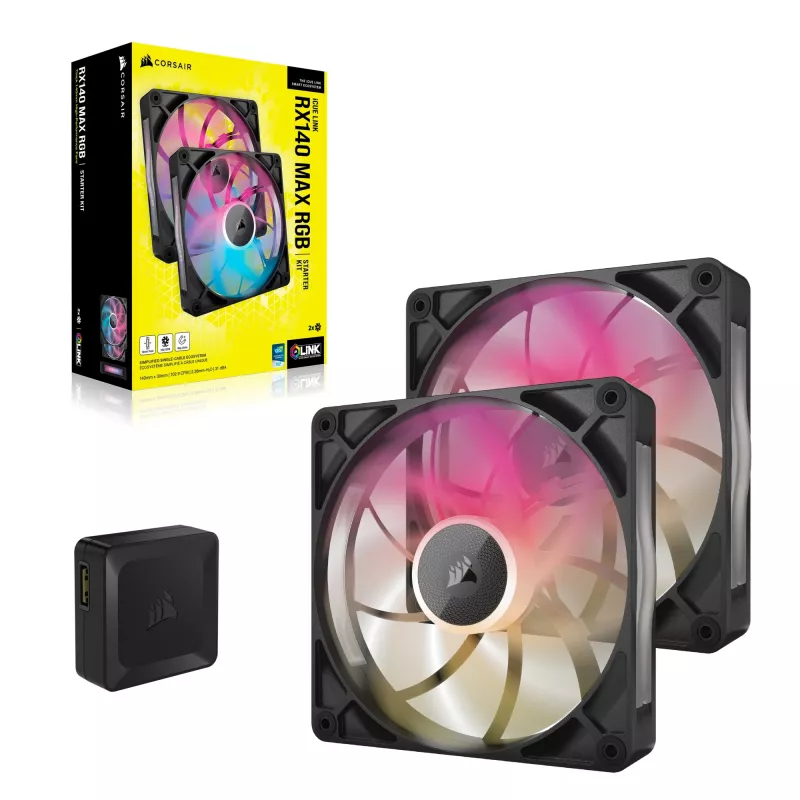 Ventoinha Corsair iCUE LINK RX140 MAX RGB