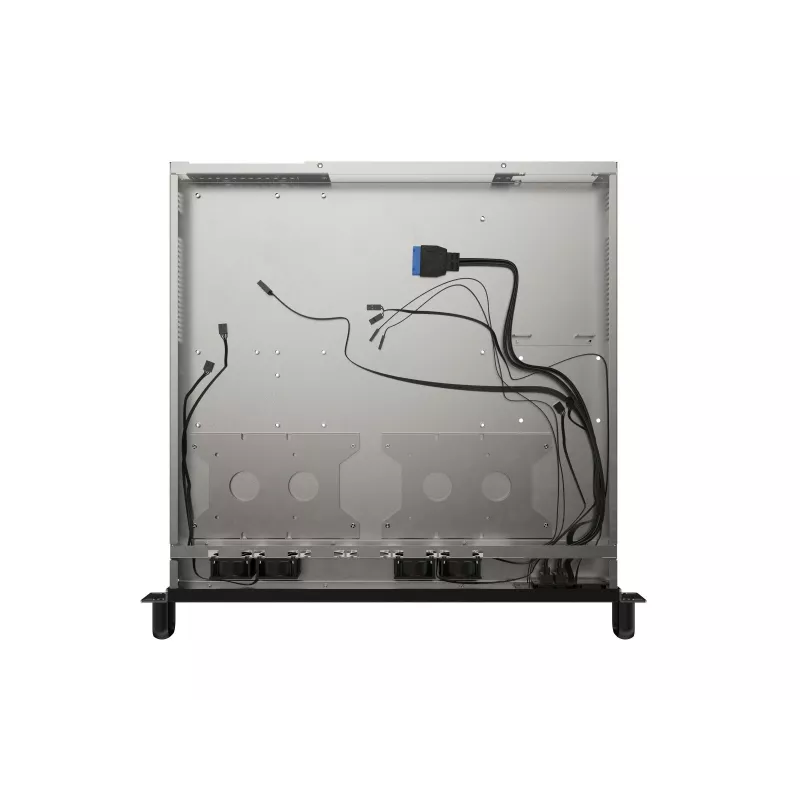 Caixa rack Lanberg SC01-4201-10B 1U preto 4 ventoinhas