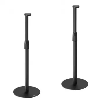 Suporte de chão MACLEAN MC-496 para Sonos Era 100 e 300, altura ajustável 682–1068 mm