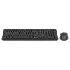 Teclado e rato Savio KB-03 incluídos Home/Office USB QWERTY US inglês preto