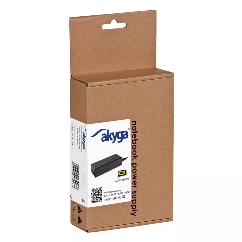Fonte de alimentação para portátil Akyga AK-ND-52 19,5 V / 6,15 A, 120 W, ficha Slim-Tip, para Lenovo