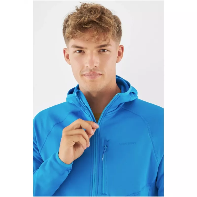 Sweatshirt com capuz Viking Jukon Zip - azul