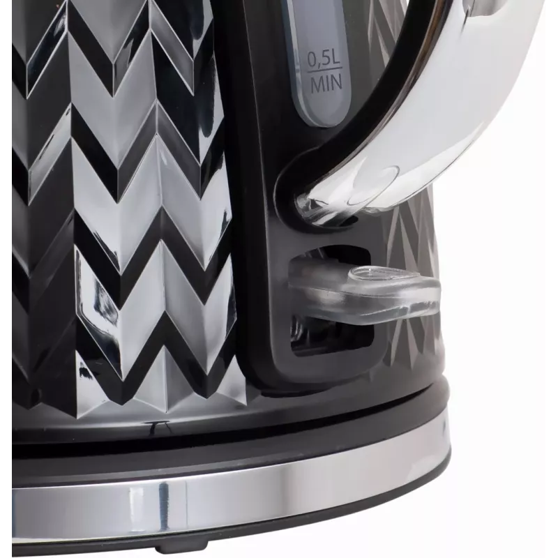 ELDOM NELA chaleira elétrica, capacidade 1,7 l, potência 2000 W, preto